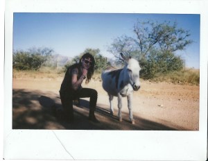 Me with the cat donkey.